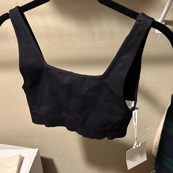 NWT WellBeing + BeingWell StretchWell Anza Sports Bra in Black - Picture 7 of 12